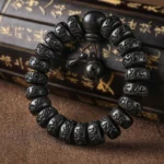 Tibetan lightning strike wooden protective bracelet