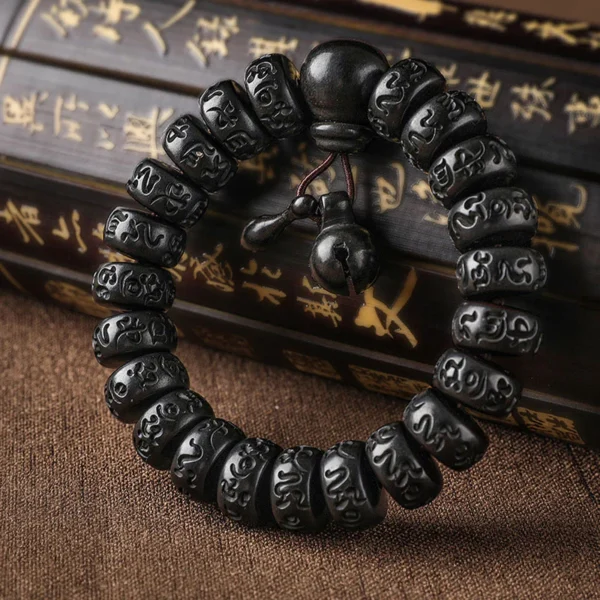 Tibetan lightning strike wooden protective bracelet