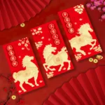 6-piece Chinese Red Envelope - Wishing you a Happy New Year 2026 (Year of the Horse)