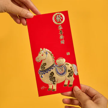 6-piece Chinese Red Envelope - Wishing you a Happy New Year 2026 (Year of the Horse)