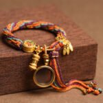 Tibetan OM MANI PADME HUM CATCHER lucky and lustful reincarnation bracelet