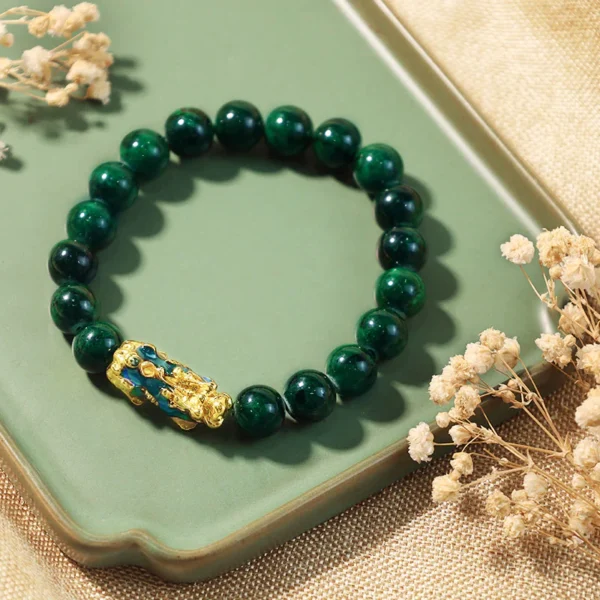 Stone Burst UG Pixiu Jadeite Protective Bracelet