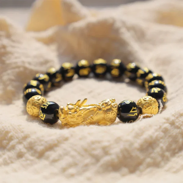 Pixiu Obsidian Wealth Bracelet