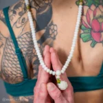 OM MANI PADME HUM CATCHER Lucky and Lustful Reincarnation Yuzuru Bracelet