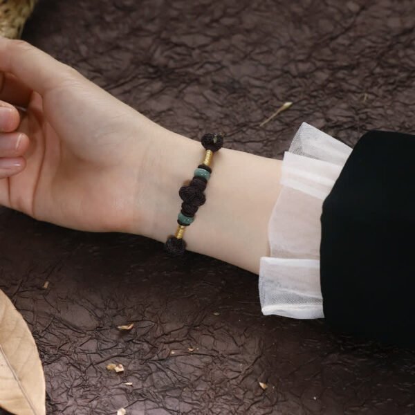 Red Jade Luck Fate Knot Braided Couple Bracelet