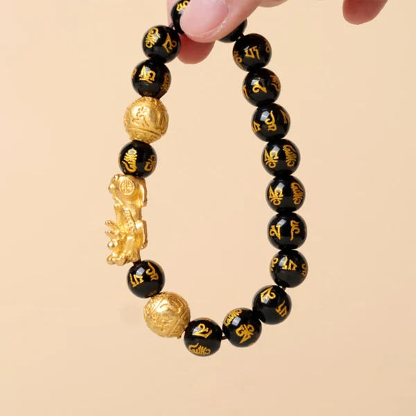 Pixiu Obsidian Wealth Bracelet