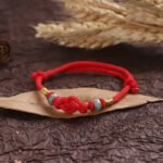 Red Jade Luck Fate Knot Braided Couple Bracelet