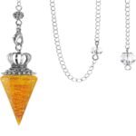 Crystal Chip Resin Pendant Spiritual Jewelry