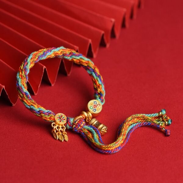 Tibetan Handmade Five-Colored Bracelet