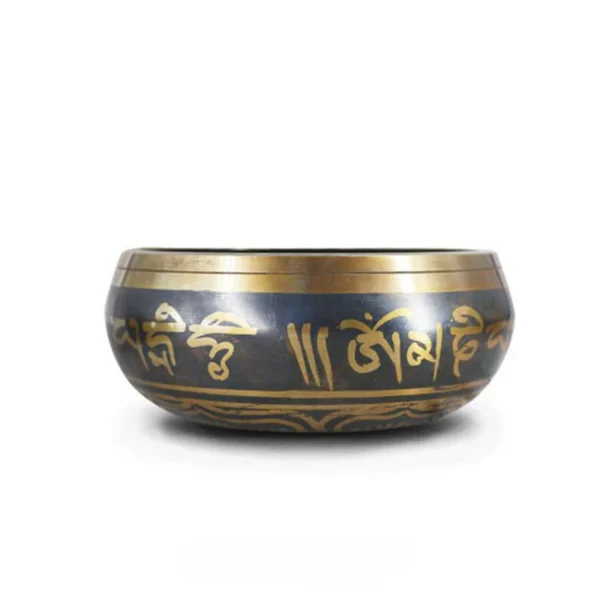 Tibetan Meditation Bowl for Healing and Mindfulness Om Mani Padme Hum Singing Bowl