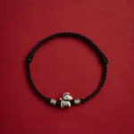 Year of the Horse 999 Sterling Silver String Braided Protection Bracelet
