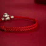 Year of the Horse 999 Sterling Silver String Braided Protection Bracelet
