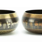 Tibetan Meditation Bowl for Healing and Mindfulness Om Mani Padme Hum Singing Bowl