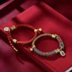 Tibetan handmade woven six-syllable mantra five-colored wealth-attracting/evil-repelling bracelet