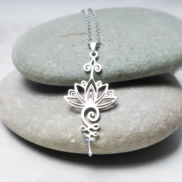 Lotus Luck Wealth Necklace Pendant