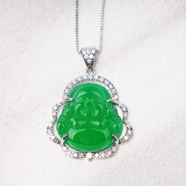 Good Luck Laughing Buddha Necklace