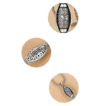 Tibet Om Mani Padme Hum Protection Necklace Rotatable Pendant