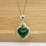 New titanium steel heart pendant necklace