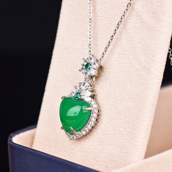 New titanium steel heart pendant necklace