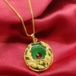 Natural Jade Prosperity Necklace