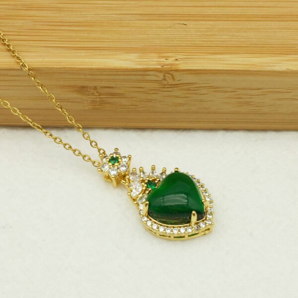 New titanium steel heart pendant necklace