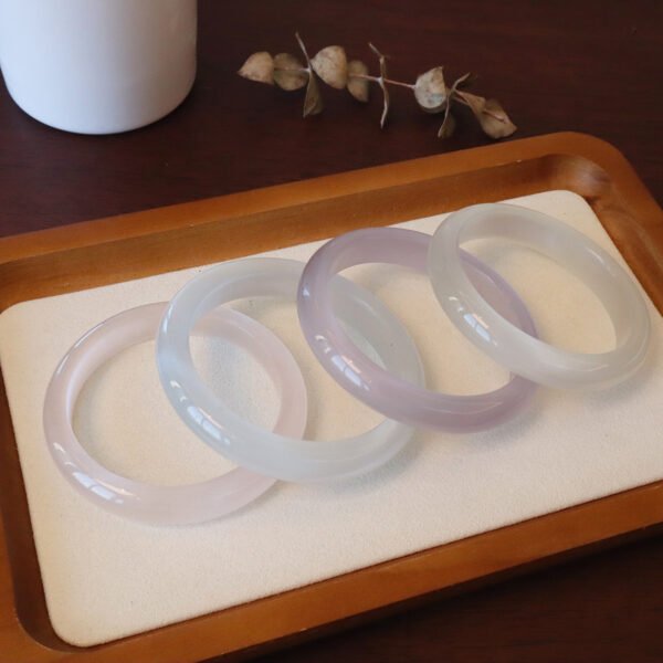 Natural Chalcedony Wealth Bangle