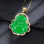 Good Luck Laughing Buddha Necklace