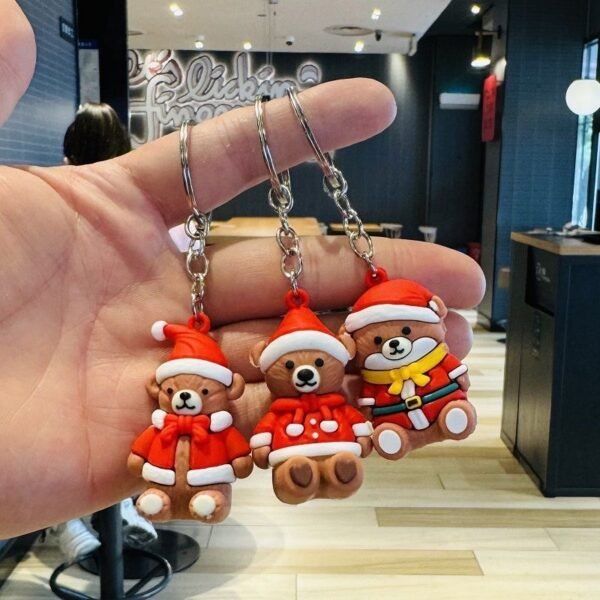 Christmas Bear Keychain Set (10 pieces)