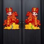 2026 Year of the Horse Zodiac Door Stickers