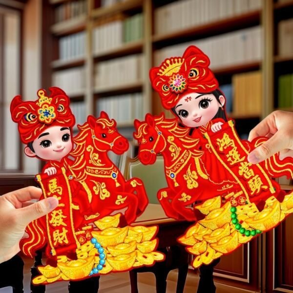 2026 Year of the Horse Zodiac Door Stickers