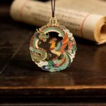 Dragon and Phoenix Auspicious Metal Bookmark, Chinese Style, High-End Cultural and Creative Gift, Suitable for Friends and Teachers